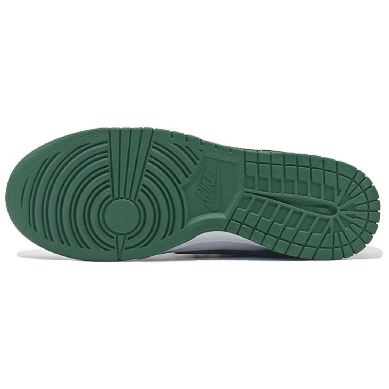 [Custom SAN Remo Green men's style]  Dunk Skateboarding Shoes Unisex Low-top Green/White