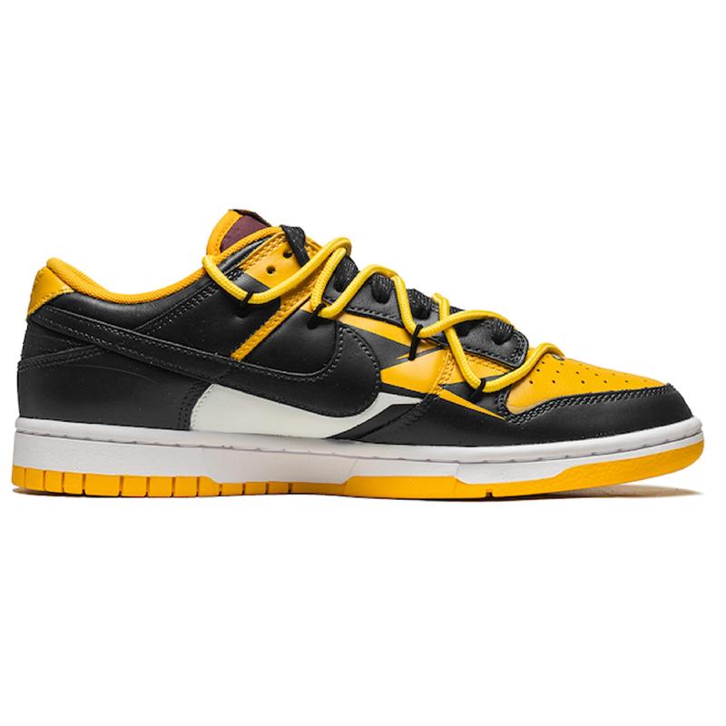 [Custom Boundless wind control]  Dunk Skateboarding Shoes Men Low-top Yellow/black