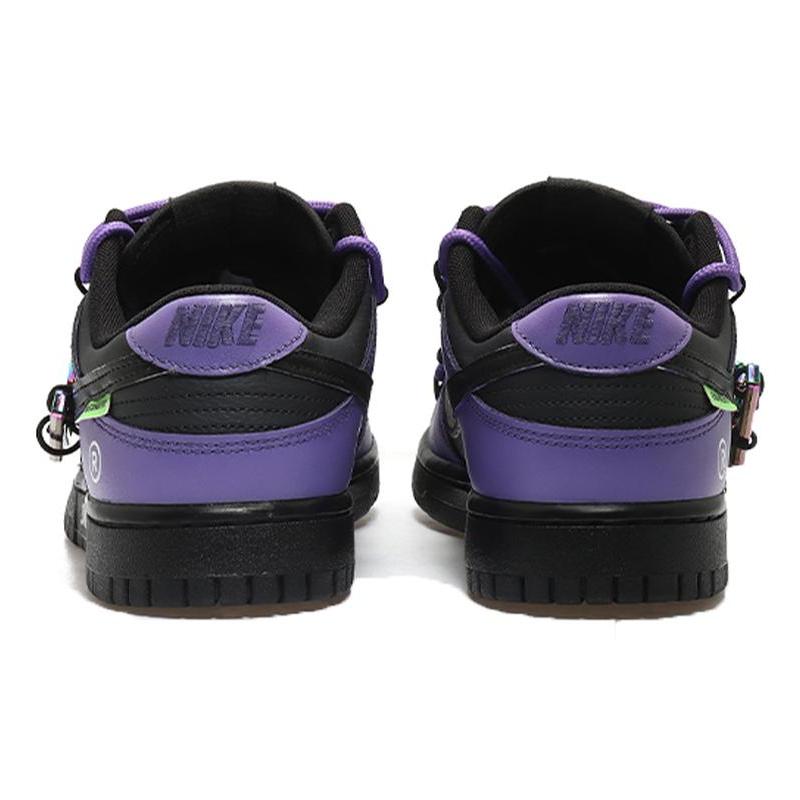 [Custom Men's lightning hook in purple and black]  Dunk Skateboarding Shoes Men