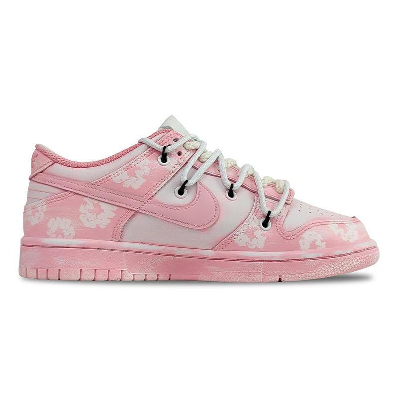 [Custom Men's cotton pink]  Dunk Skateboarding Shoes Men
