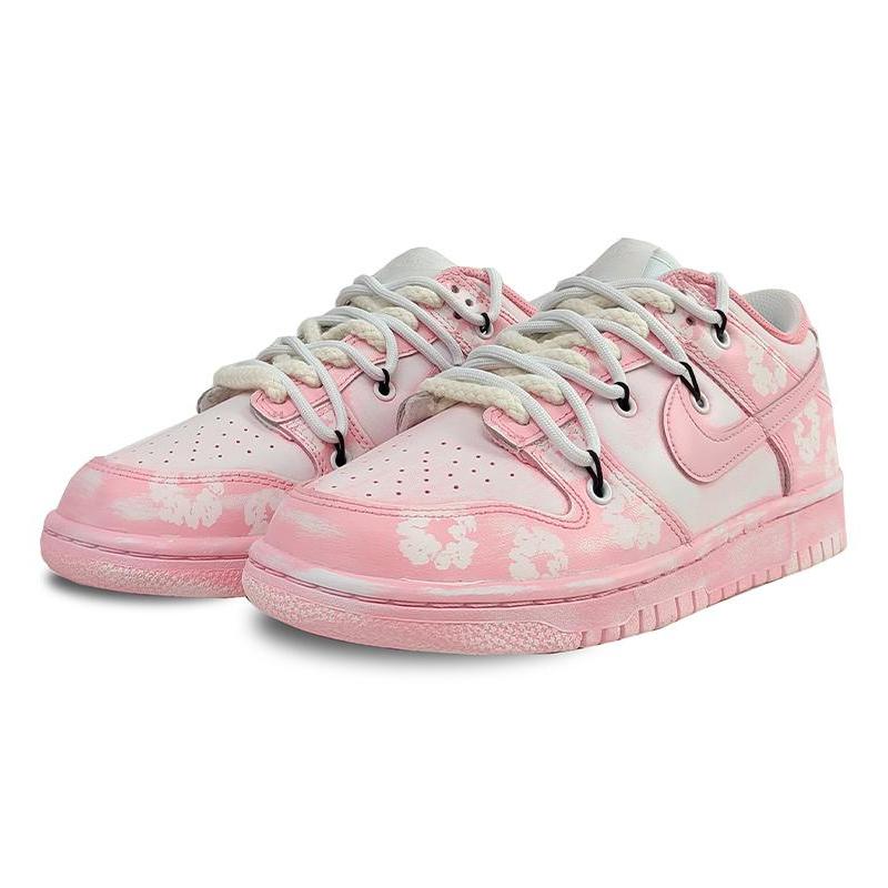 [Custom Men's cotton pink]  Dunk Skateboarding Shoes Men