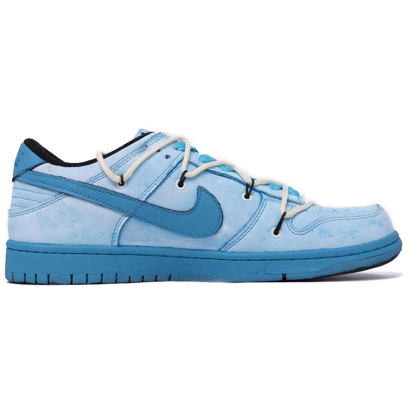 [Custom Men's style: Misty Glacier Blue]  Dunk Skateboarding Shoes Men