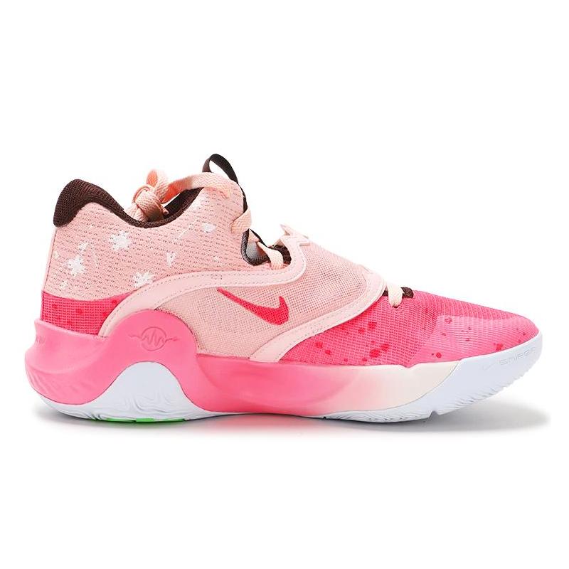 [Custom VAM Cherry Blossom]  KD Trey 5 X Basketball Shoes Men Mid-Top White