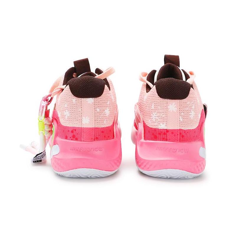 [Custom VAM Cherry Blossom]  KD Trey 5 X Basketball Shoes Men Mid-Top White