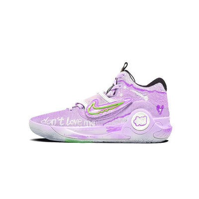 [Custom Don't Love Me]  KD Trey 5 X Basketball Shoes Men Mid-Top White/Purple