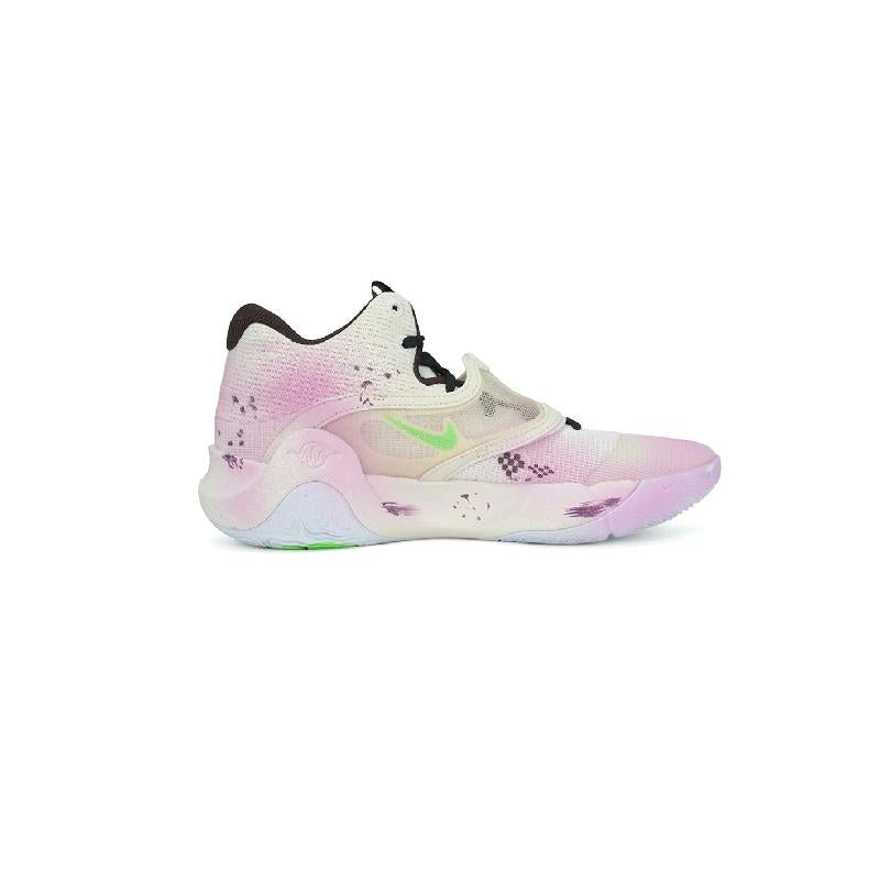 [Custom Rap graffiti]  KD Trey 5 X Basketball Shoes Men Low-Top White/Pink