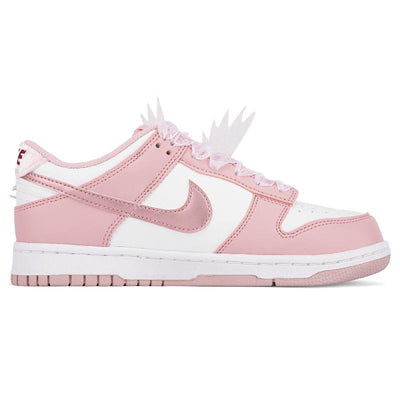 [Custom "Pink Love"]  Dunk Skateboarding Shoes Women's Low-top Pink