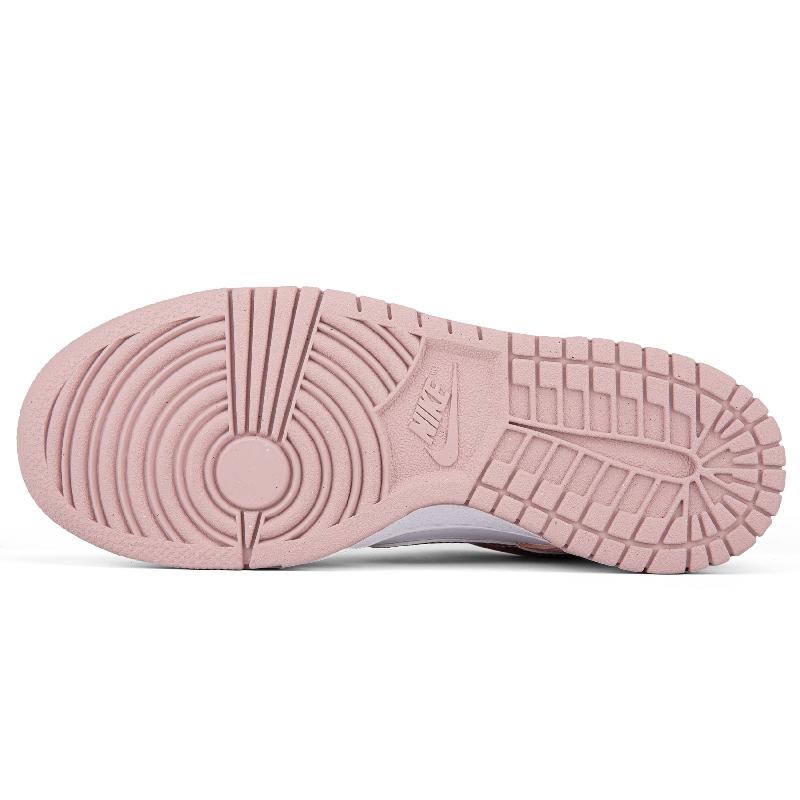 [Custom "Pink Love"]  Dunk Skateboarding Shoes Women's Low-top Pink