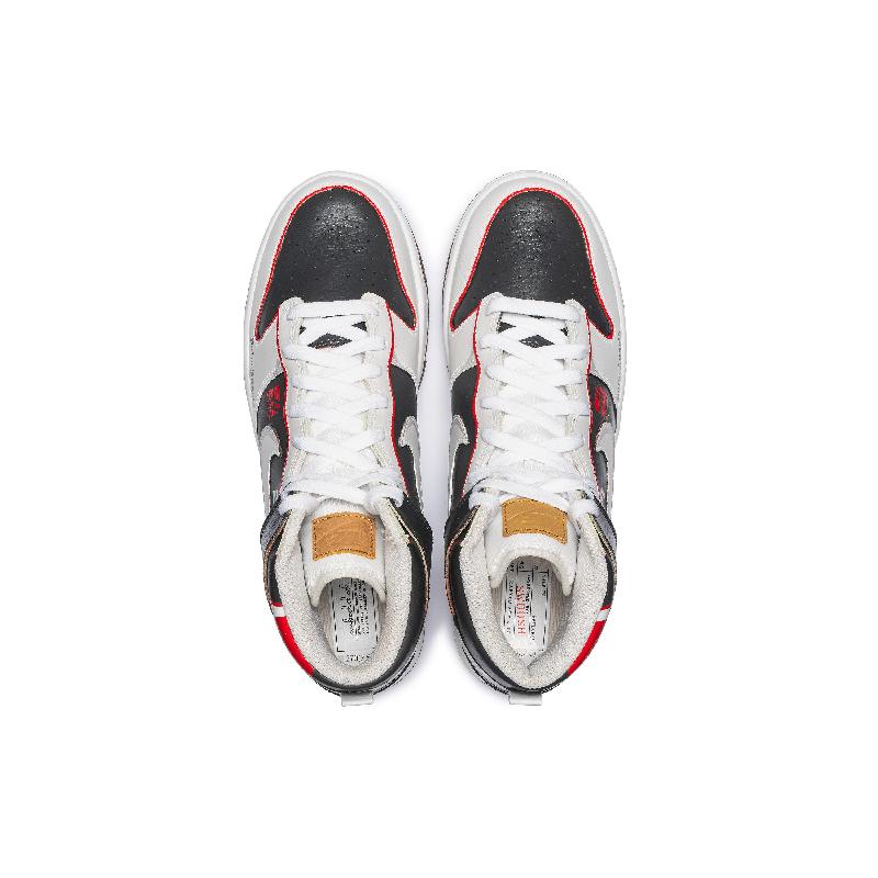 [Custom Track Legend]  Dunk Skateboarding Shoes Men High-top Gray