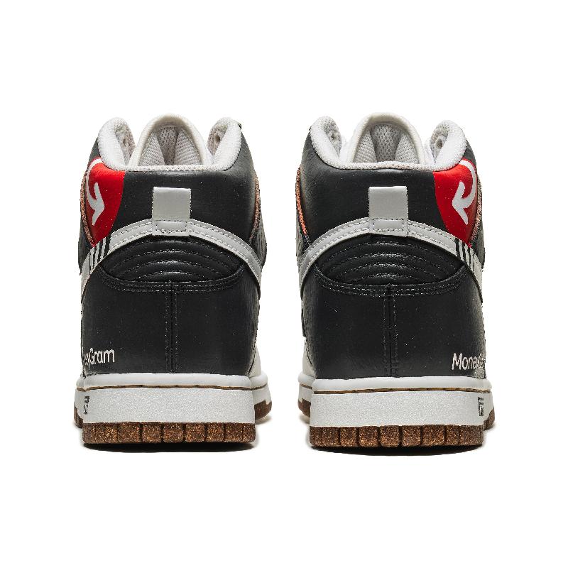 [Custom Track Legend]  Dunk Skateboarding Shoes Men High-top Gray