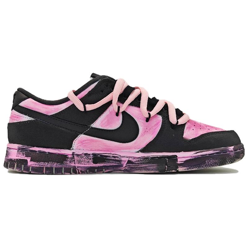 [Custom team66 Midnight Blush]  Dunk Skateboarding Shoes Men