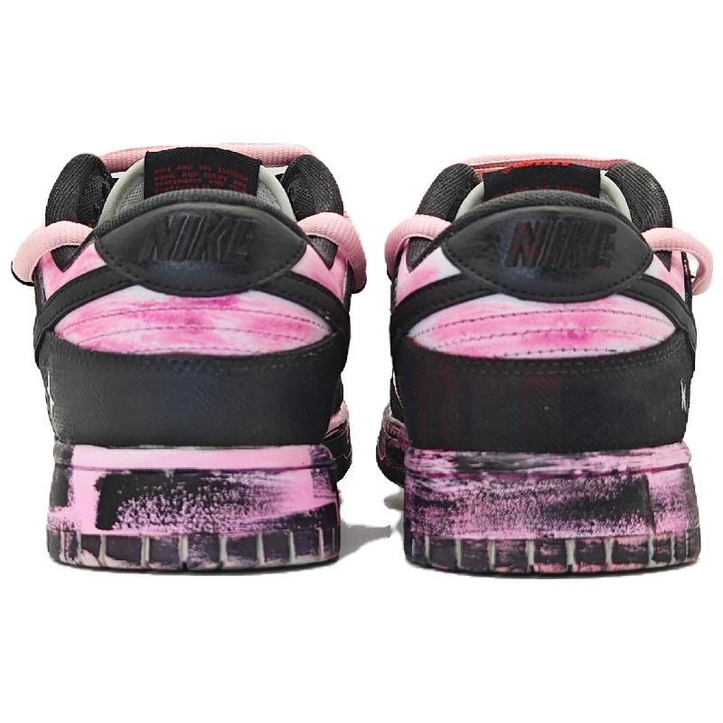 [Custom team66 Midnight Blush]  Dunk Skateboarding Shoes Men