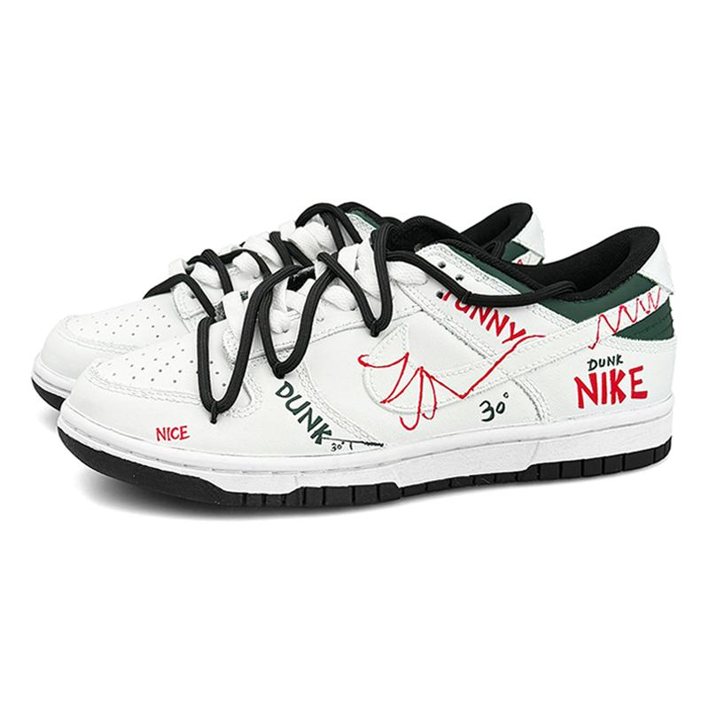 [Custom Line]  Dunk Skateboarding Shoes Men Low-top Green
