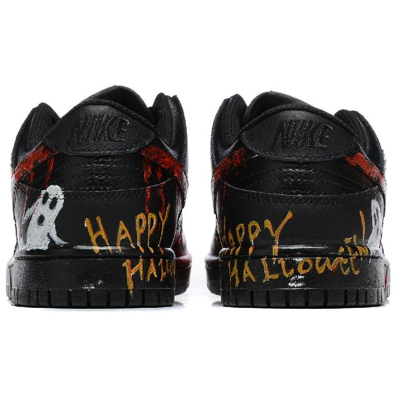[Custom Halloween Skull]  Dunk Skateboarding Shoes Men