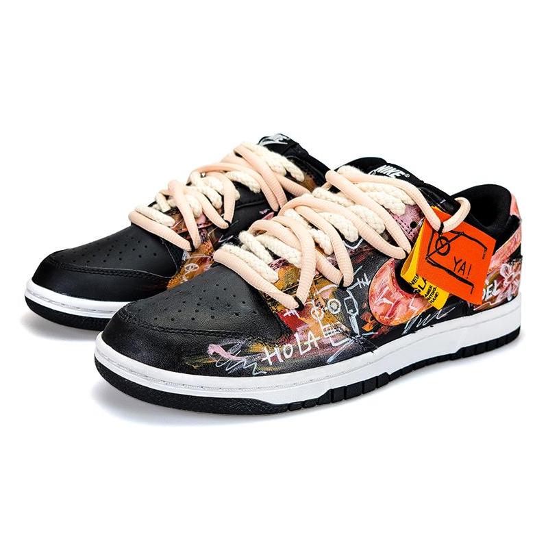 [Custom Contemporary art]  Dunk Skateboarding Shoes Men