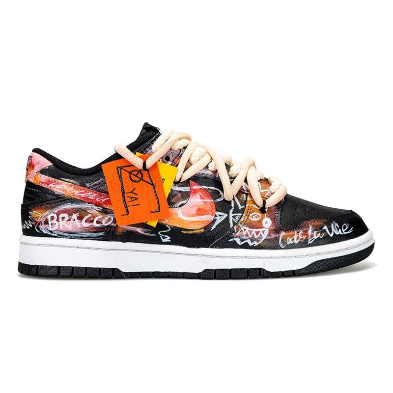[Custom Contemporary art]  Dunk Skateboarding Shoes Men