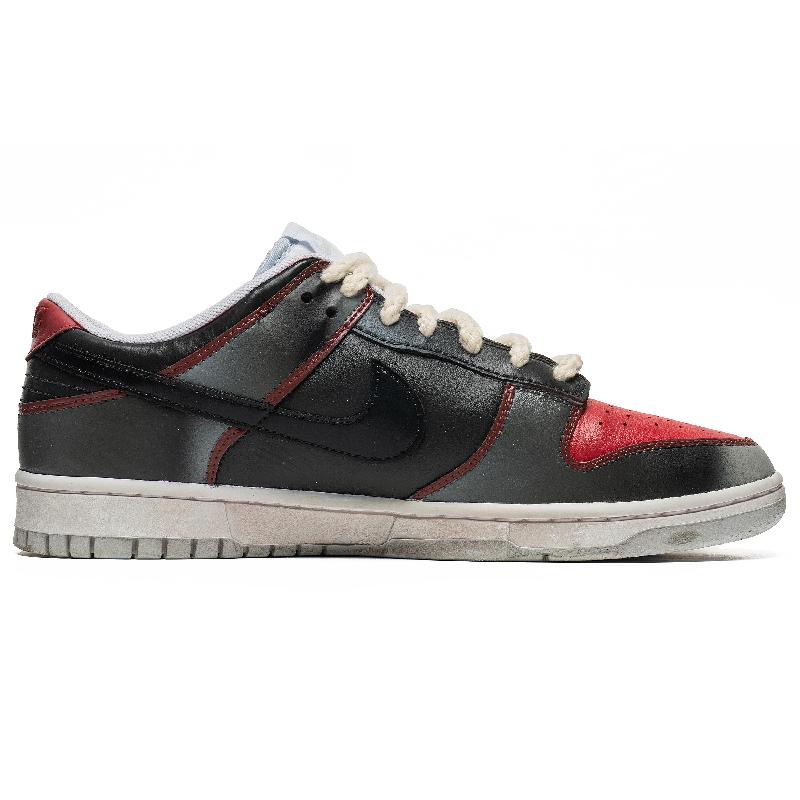 [Custom Male Halloween vampire]  Dunk Skateboarding Shoes Men Low-top Black/Red