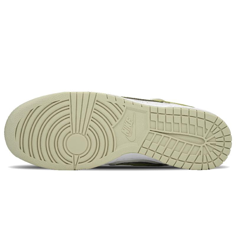 [Custom Street game]  Dunk Skateboarding Shoes Men Low-top Brown/yellow