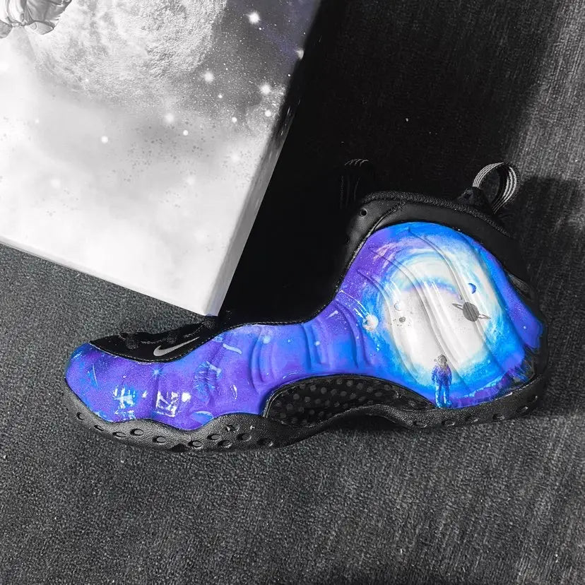 [Custom Star Astronauts] Foamposite One Mid-top Retro Basketball Shoes Unisex