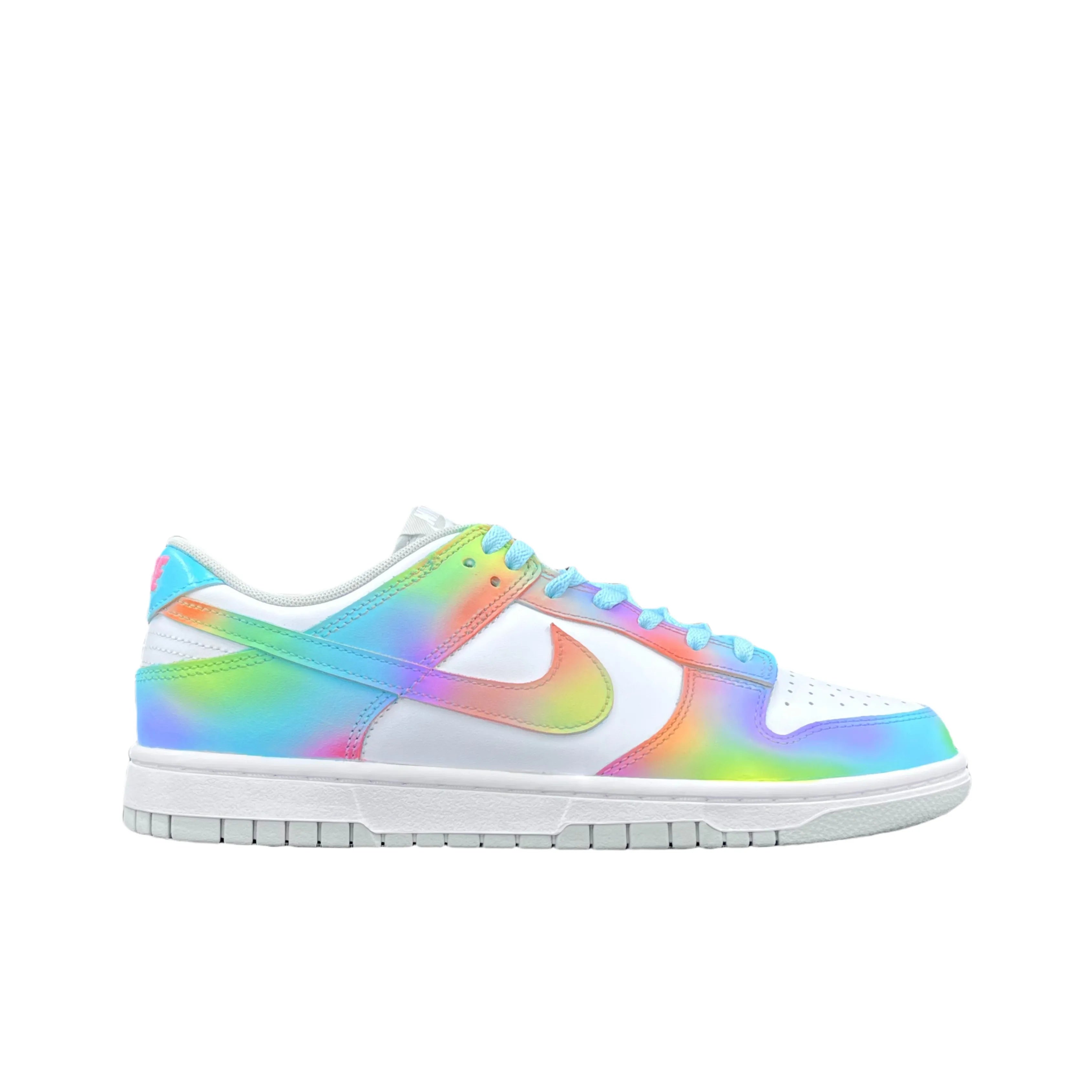 [Custom Aurora] Dunk Low Skateboard Shoes Unisex Gradient Color/Spilt Color