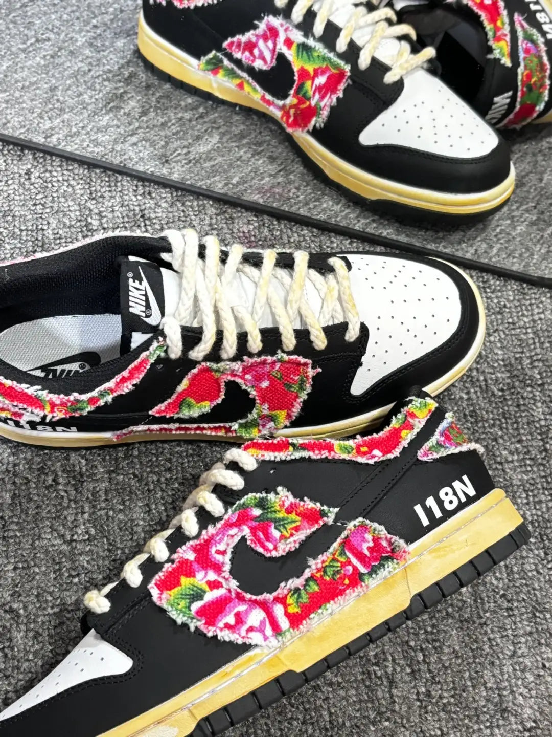 [Custom Northeast Magnolia]  Dunk Skateboarding Shoes Unisex