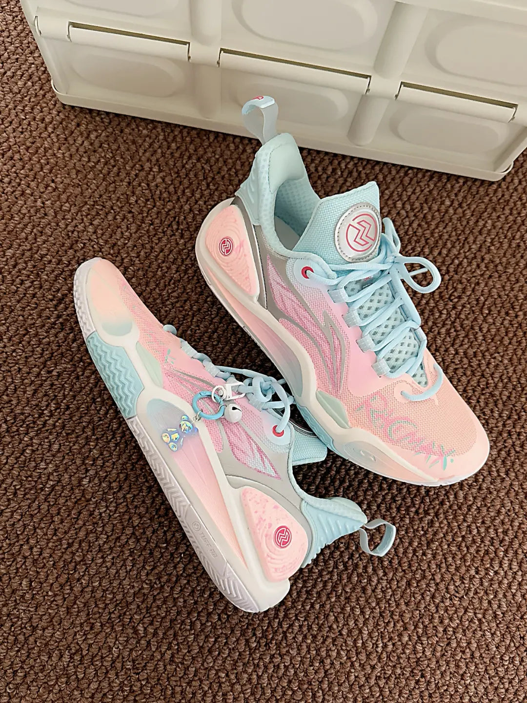 [Candyfloss Powder Blue Colorway] Custom Street LiNing Basketball Shoes Unisex