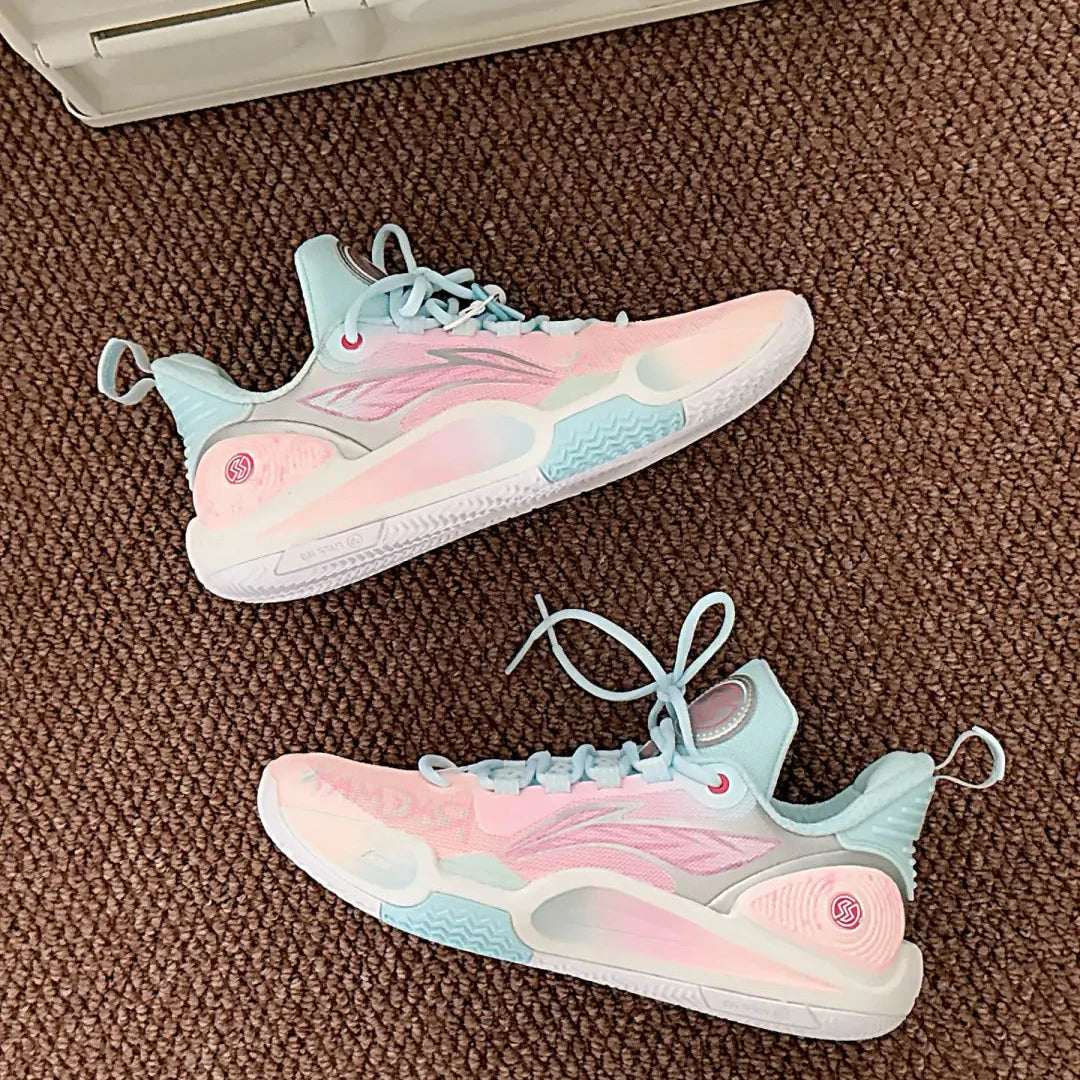 [Candyfloss Powder Blue Colorway] Custom Street LiNing Basketball Shoes Unisex