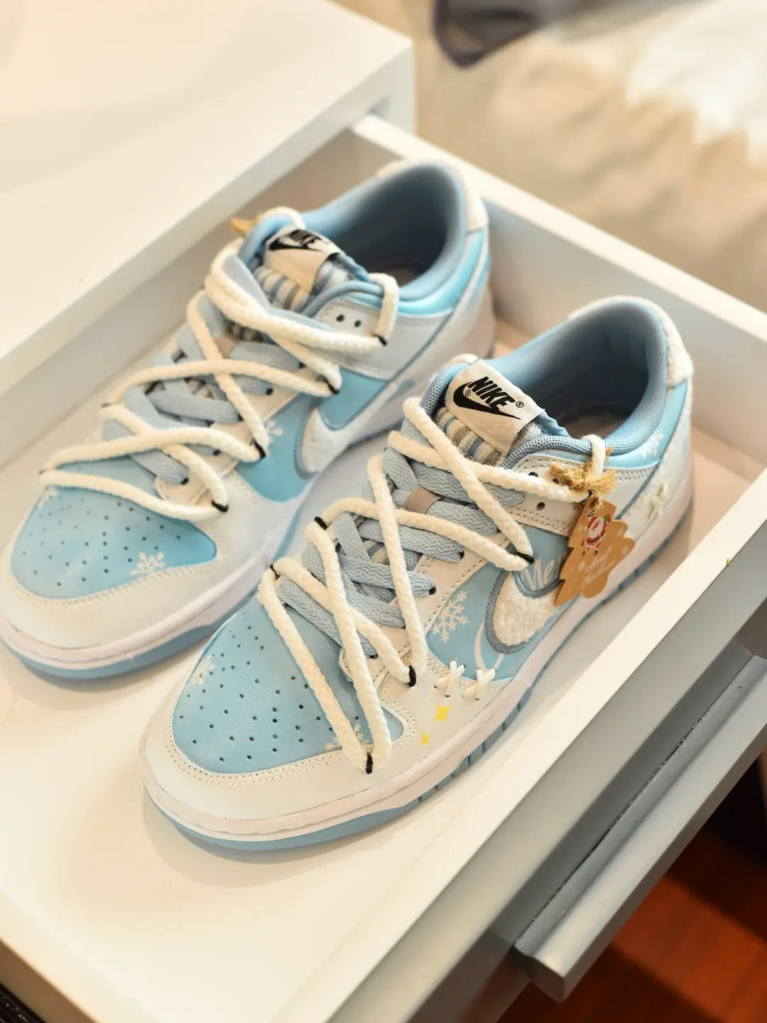 [Custom Snowflake Patch] Dunk Low Skateboard Shoes Unisex