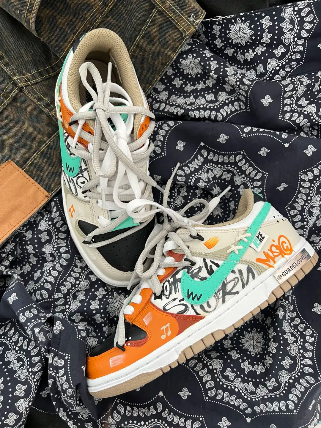 Sunset Mix - Beige Orange Women's