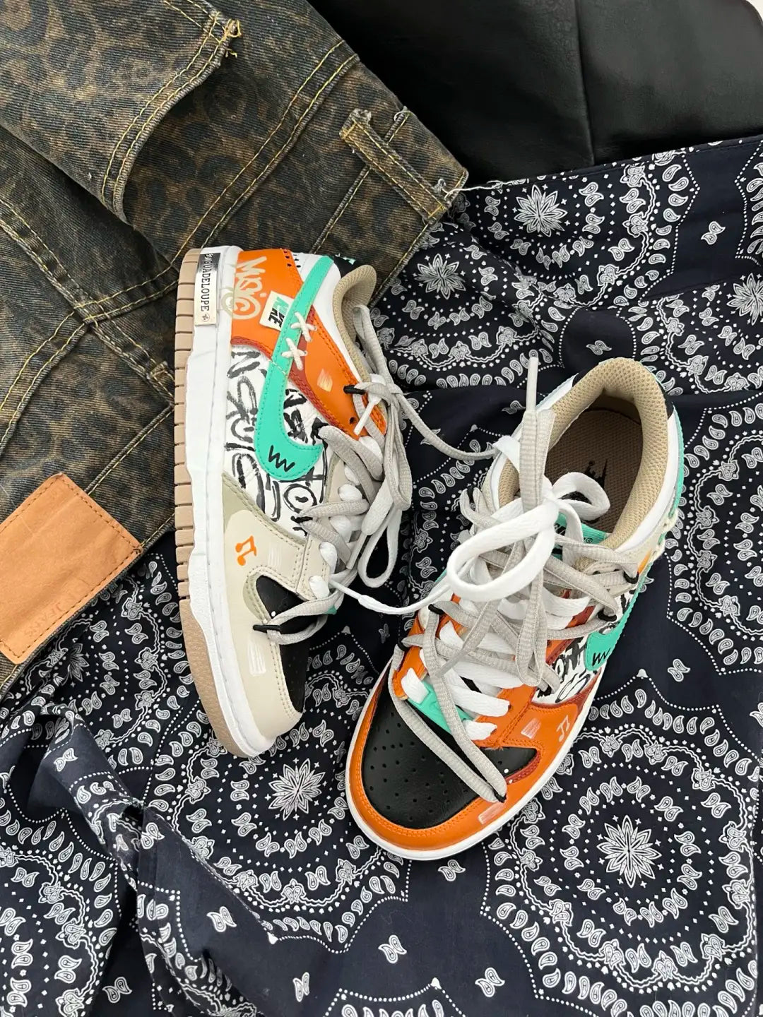 Sunset Mix - Beige Orange Women's