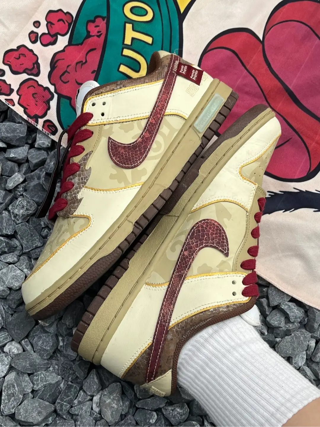 Golden Snake Fortune - Women's Dunk Low Custom