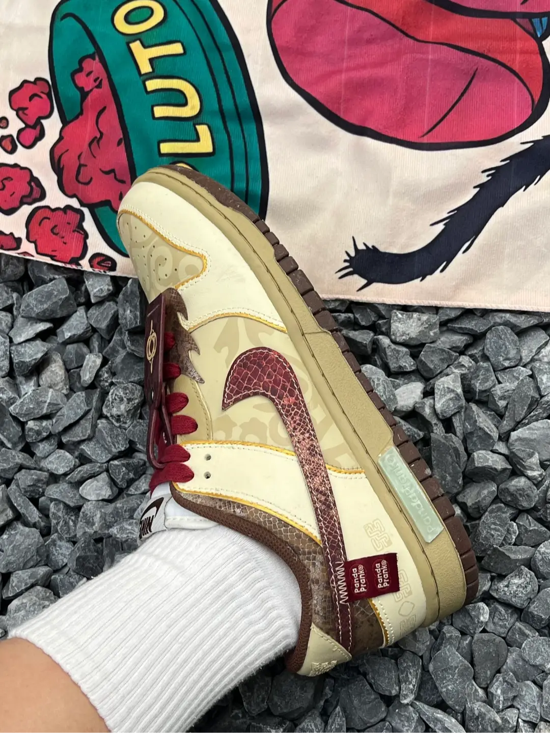 Golden Snake Fortune - Women's Dunk Low Custom