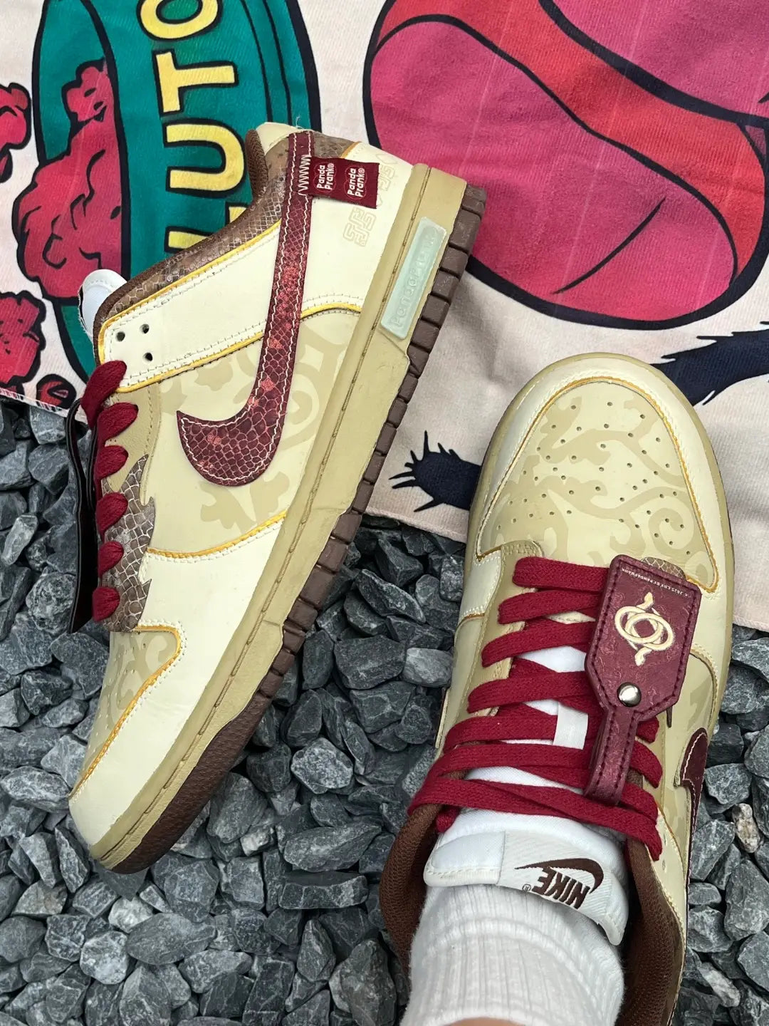 Golden Snake Fortune - Women's Dunk Low Custom