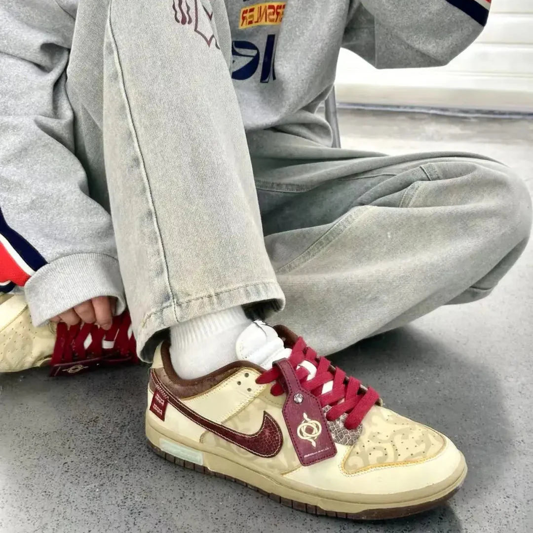 Golden Snake Fortune - Women's Dunk Low Custom