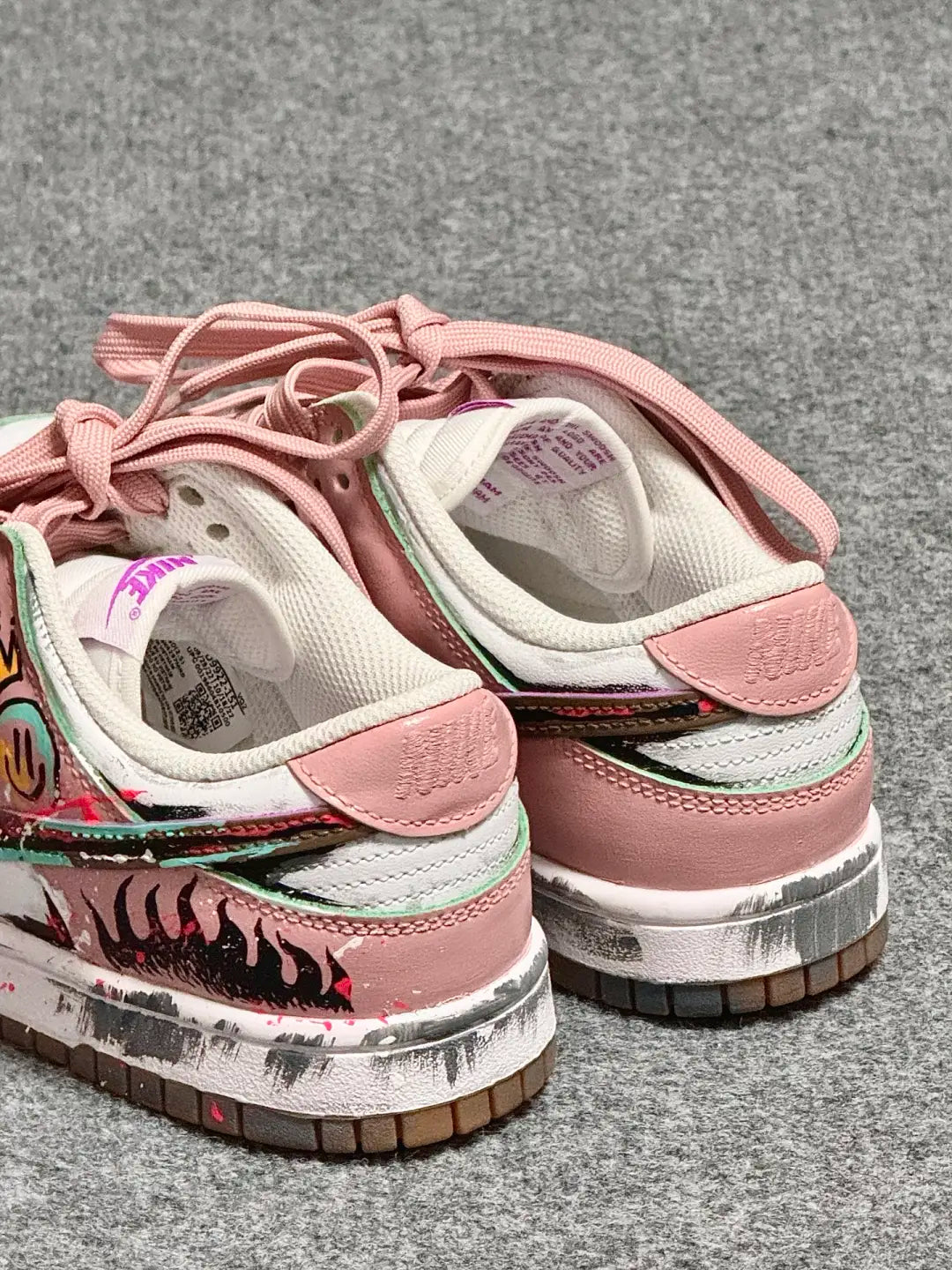 [Custom Smiley Face] Air Force 1 Skateboarding Shoes Unisex