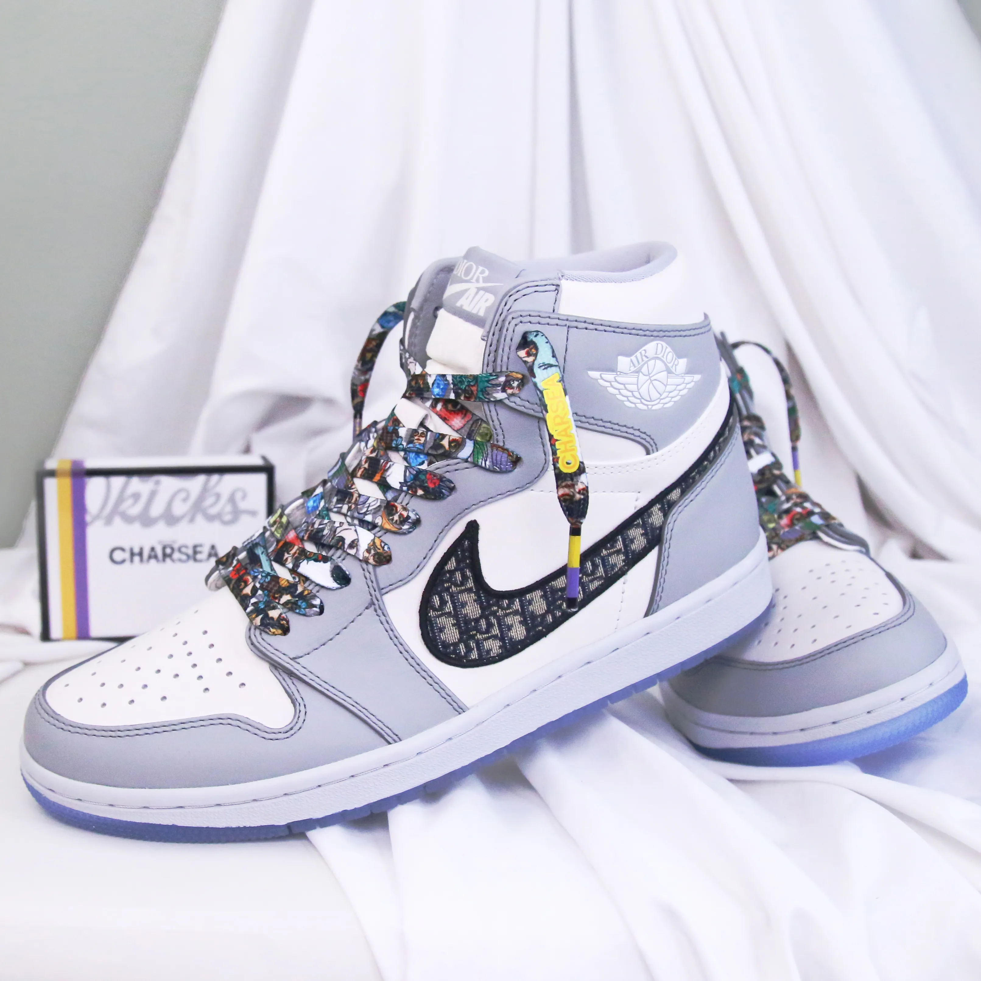 Street Hip Hop Tattoo Design Unisex Couple Shoelaces