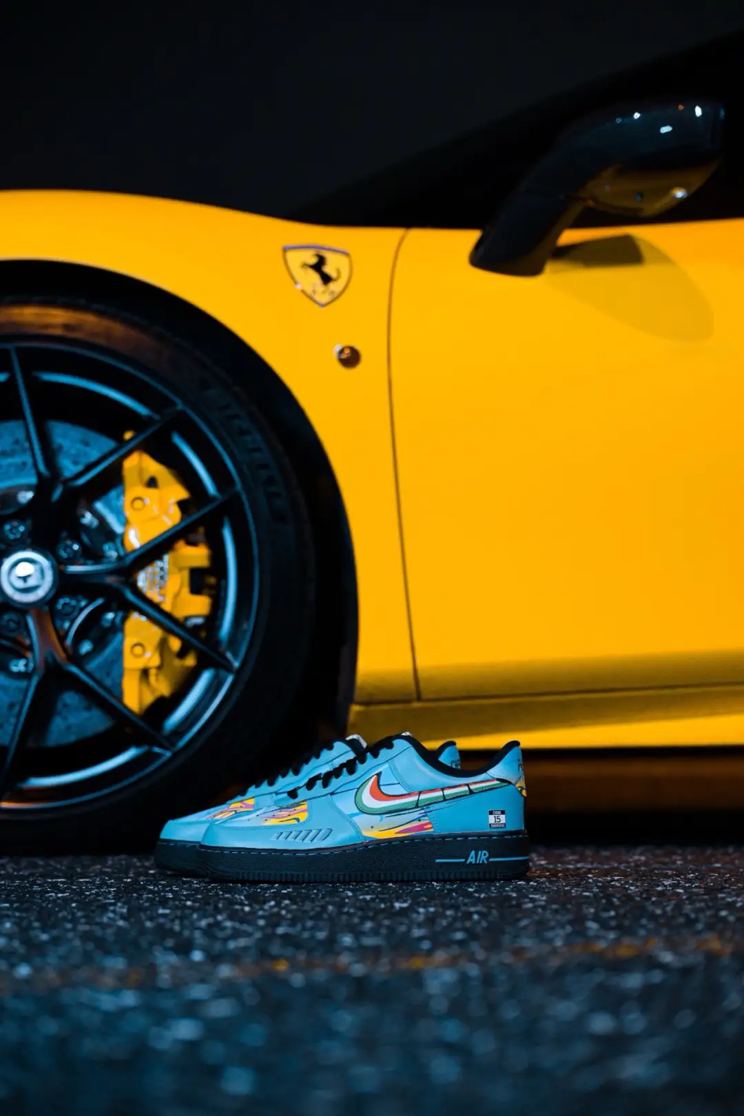 [Customized Sports Car Fr Track] Air Force One Of One dream car Shoes Unisex