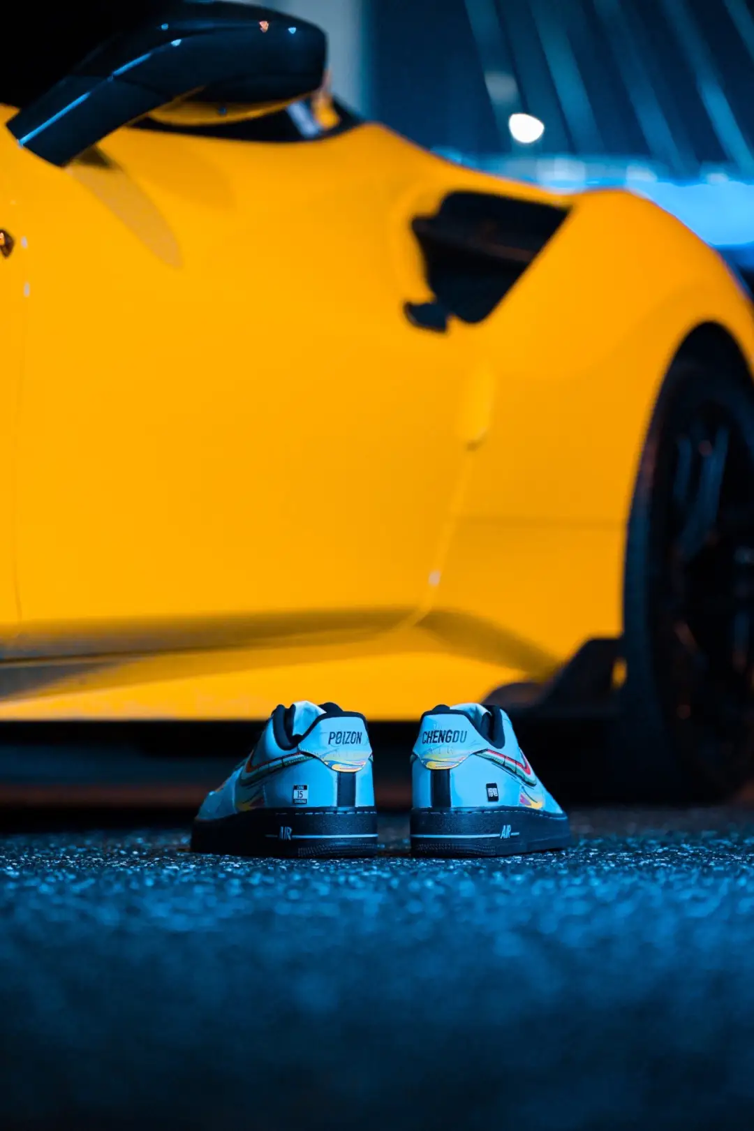 [Customized Sports Car Fr Track] Air Force One Of One dream car Shoes Unisex