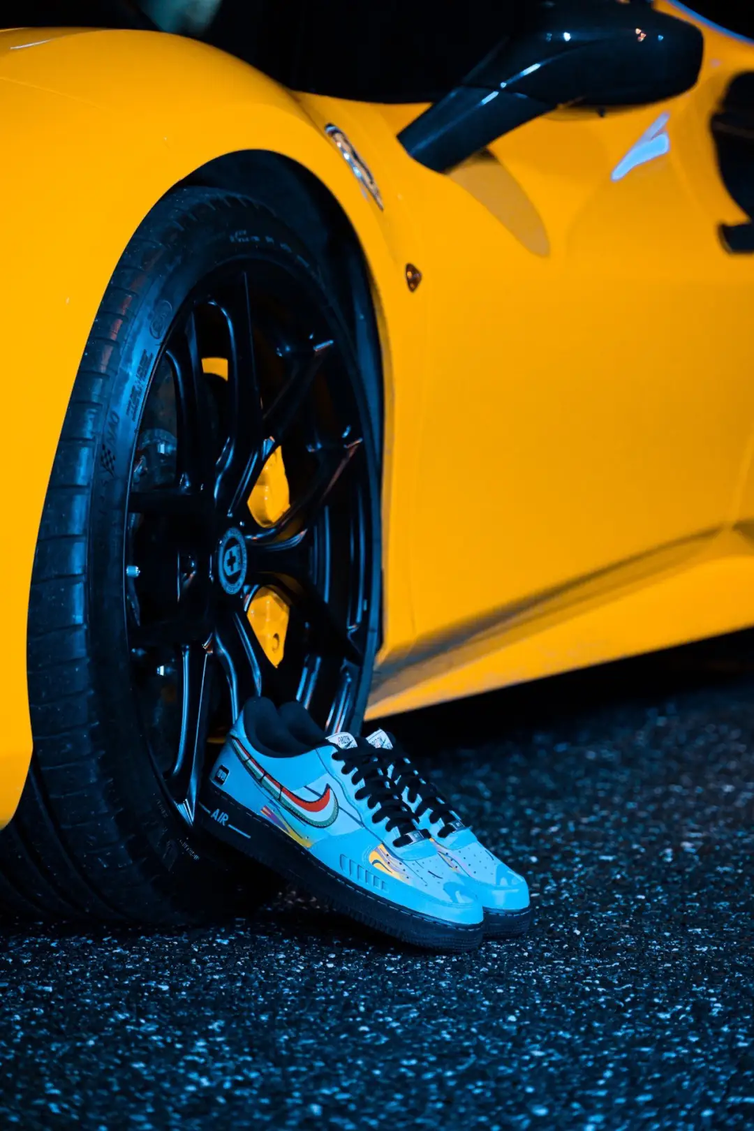 [Customized Sports Car Fr Track] Air Force One Of One dream car Shoes Unisex