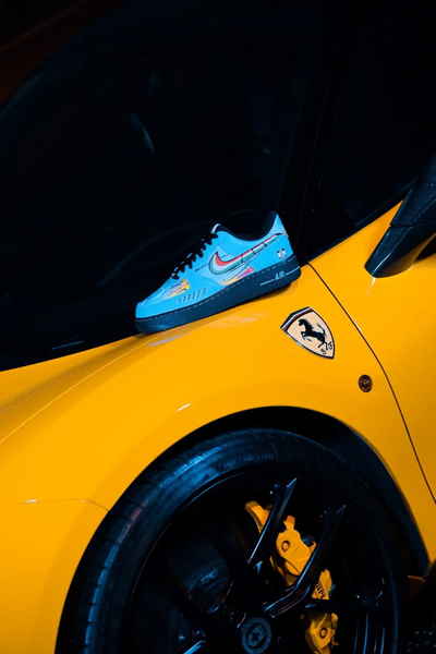 [Customized Sports Car Fr Track] Air Force One Of One dream car Shoes Unisex