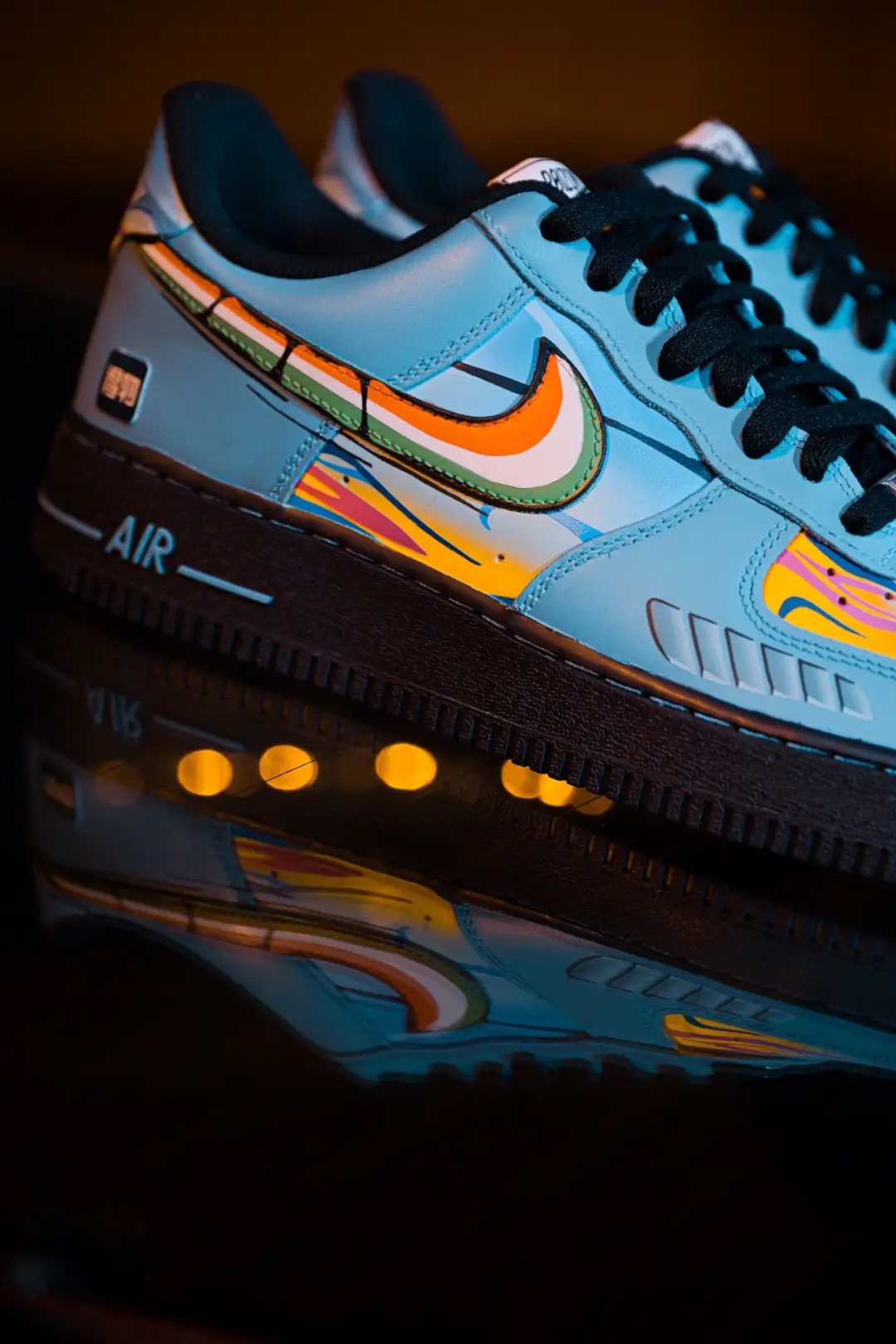 [Customized Sports Car Fr Track] Air Force One Of One dream car Shoes Unisex