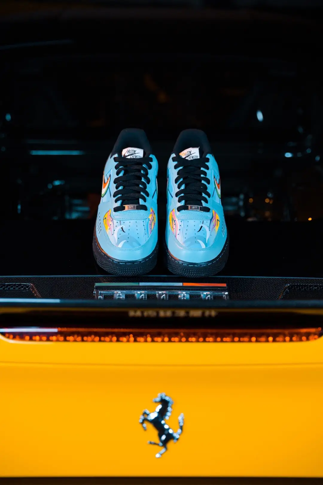 [Customized Sports Car Fr Track] Air Force One Of One dream car Shoes Unisex