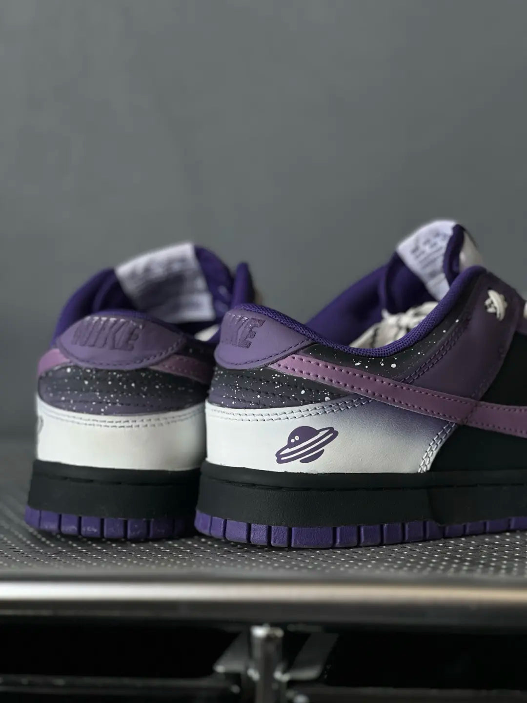 [Custom No Man Sky] Dunk Low Skateboard Shoes Unisex Purple/Faded Color Style