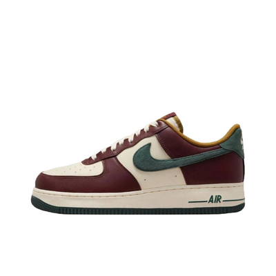 [Customized Smile Face Graffiti] Air Force 1 Shoes Unisex Red/Grey
