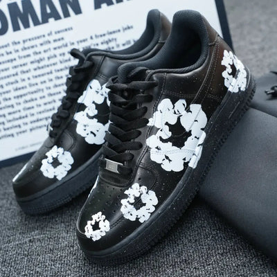 [Custom Petals in Bloom] Air Force 1 Skateboarding Shoes Unisex
