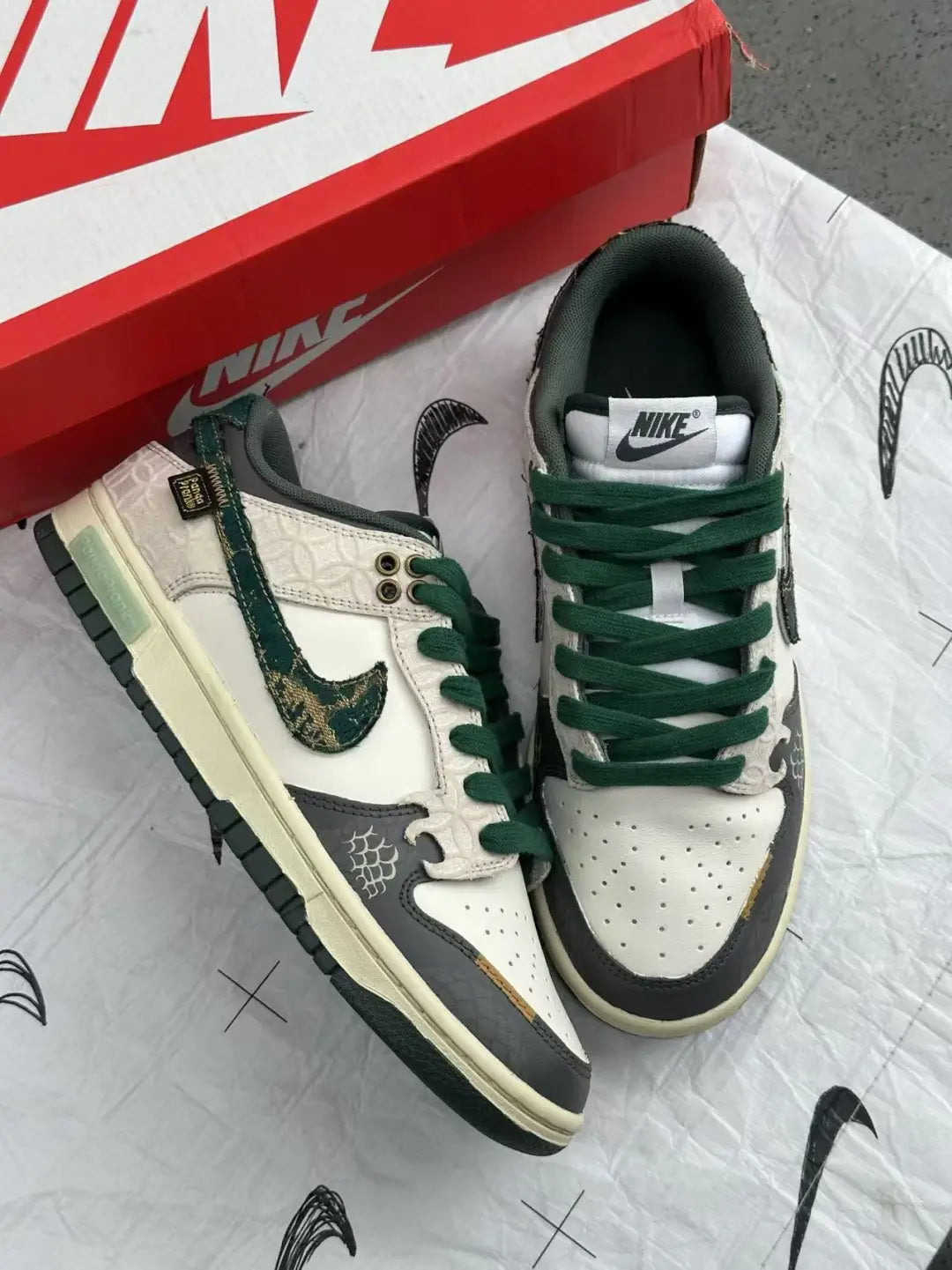 Dance with Serpent - Unisex Dunk Low Custom