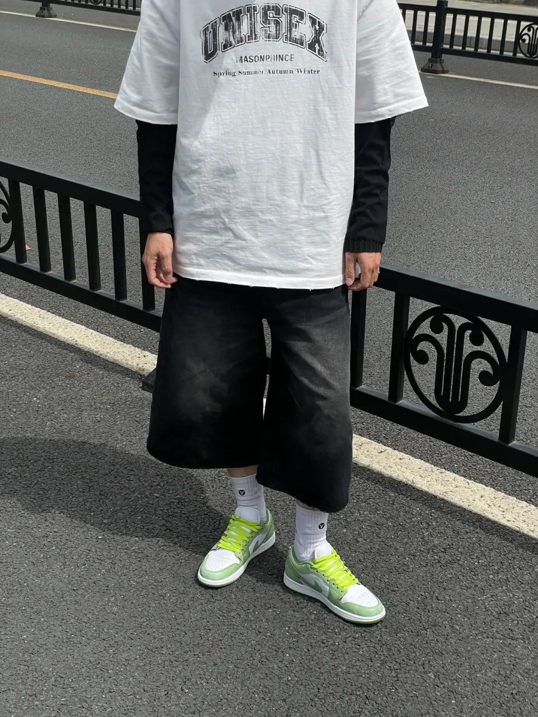 [Custom Tundra] Air Jordan Low - Top Skateboarding Shoes Unisex Green