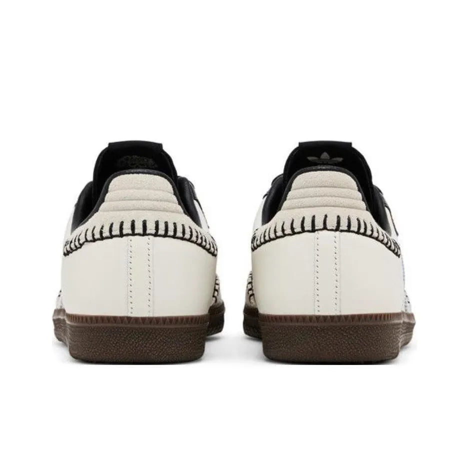 [Custom Day of the Dead - Gift For Couple/Bestie] originals SAMBA OG Low Top Halloween Series Black/White