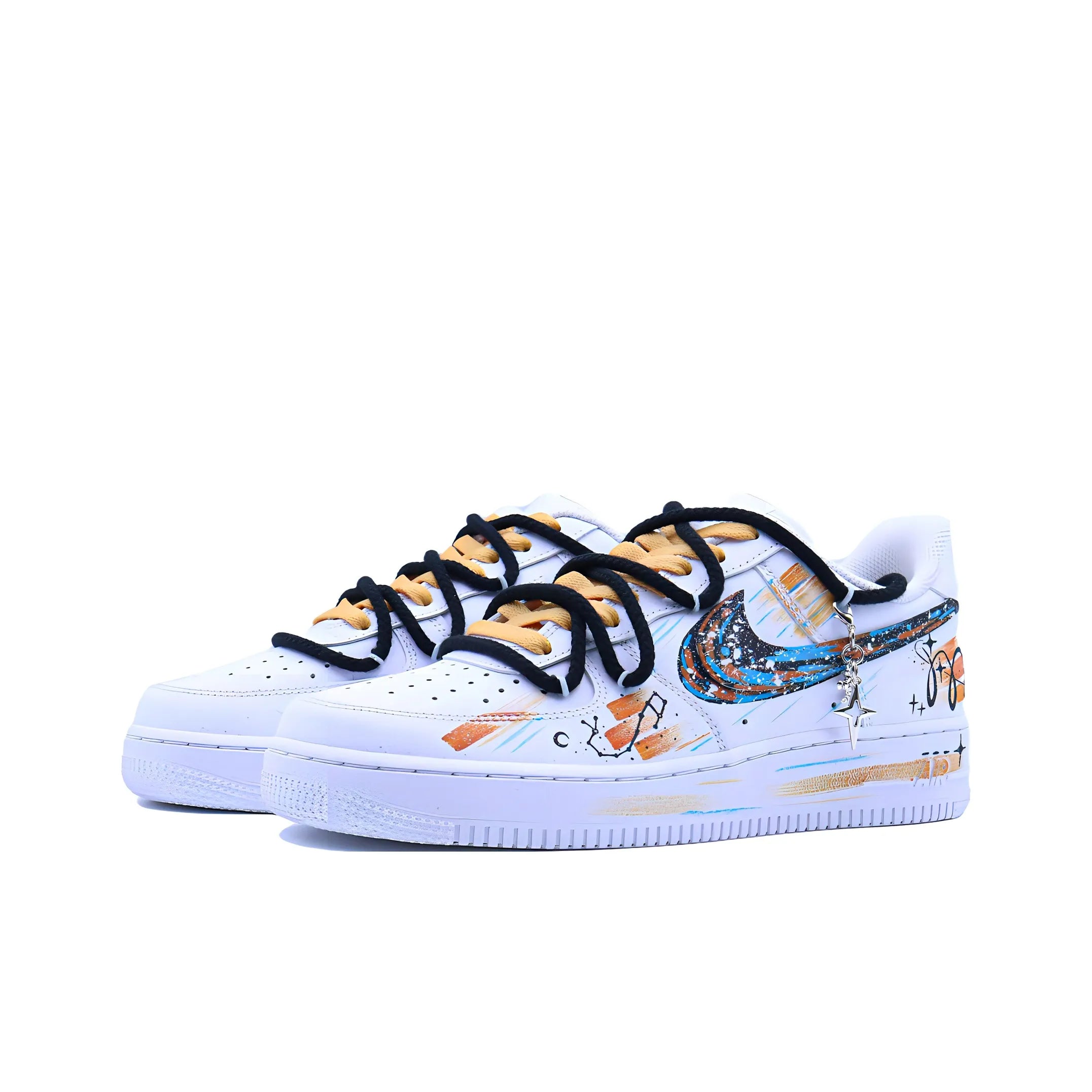[Customized The Twelve Zodiac Signs: Scorpio - Fashionable Starry Sky] Air Force 1 Shoes Unisex