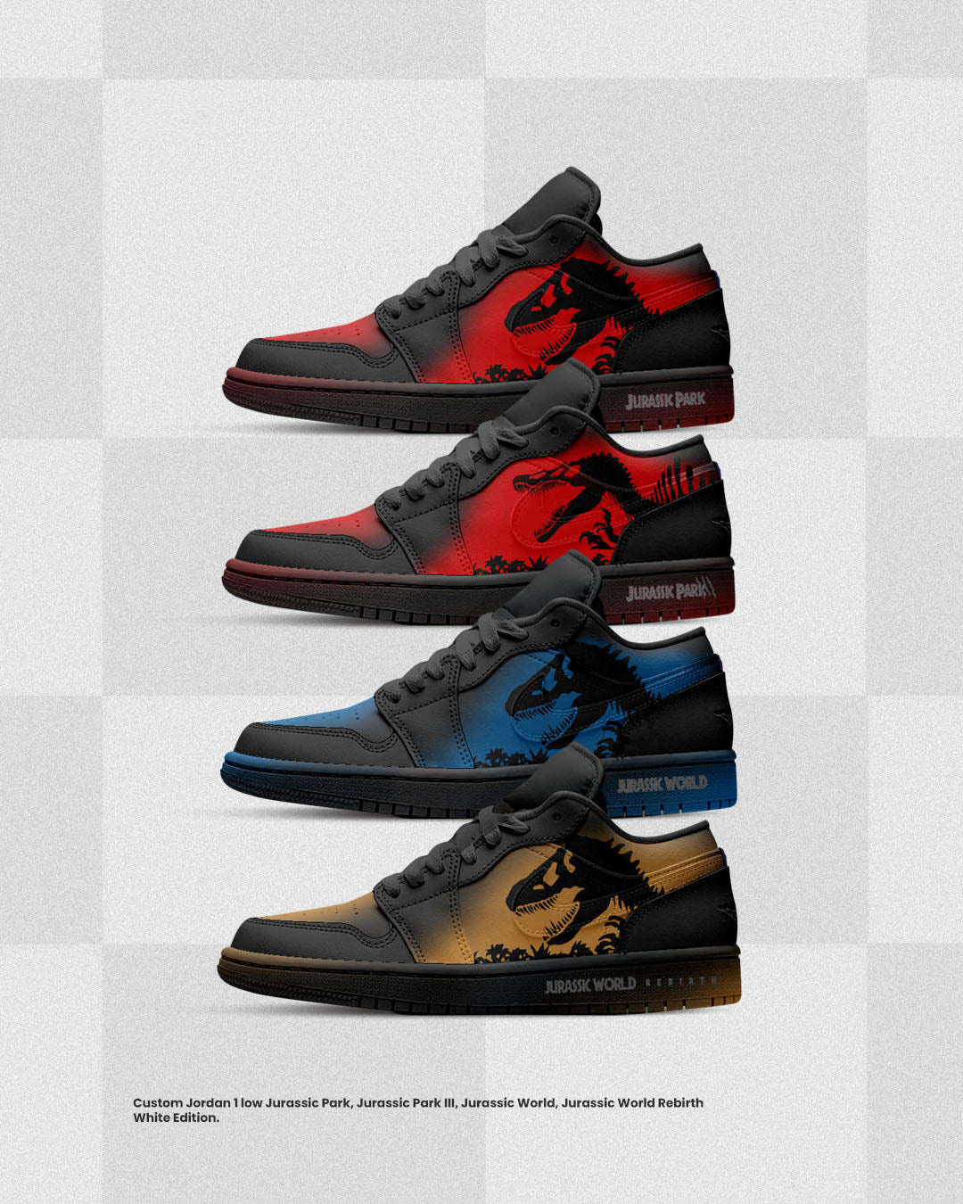 Jurassic Park - Unisex  Air Force Custom